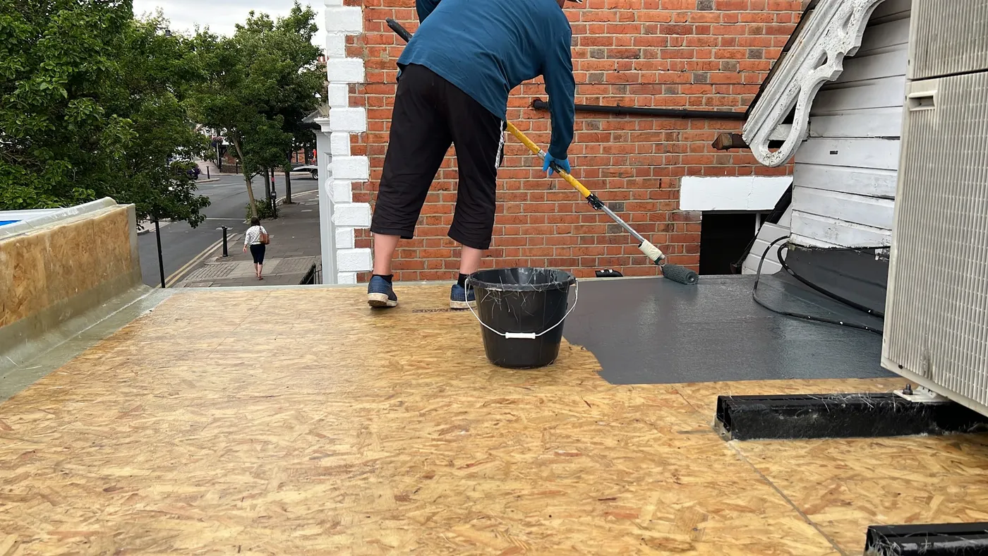 Felt Roofs work in progress